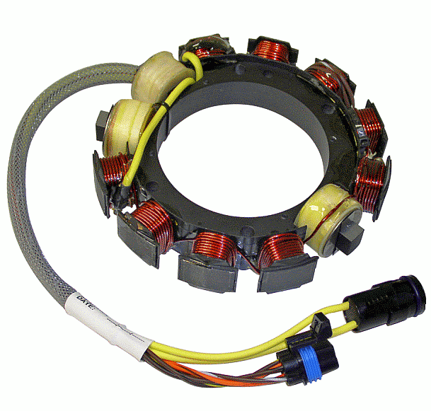 Evinrude Johnson Optical Stator 35 Amp 6 cyl 584981 (173-4981)