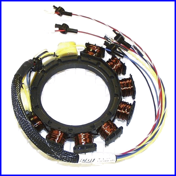 Mercury Racing Stator - 16 Amp 398-5454S66 (274-545S15)