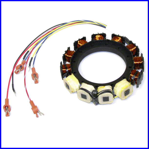 Mercury Racing Stator - 9 Amp 398-5454A55 (274-5456S7)